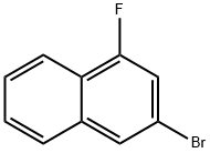 3-溴-1-氟萘 结构式