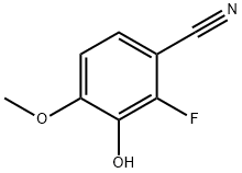 Benzonitrile,  2-fluoro-3-hydroxy-4-methoxy- 结构式