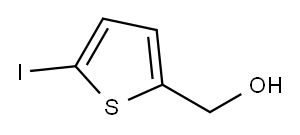 (5-碘噻吩-2-基)甲醇 结构式