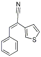 (E)-3-phenyl-2-(3-thienyl)acrylonitrile 结构式