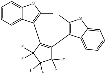 1,2-二[2-甲基苯并[B]噻吩-3-基]-3,3,4,4,5,5-六氟-1-环戊烯 结构式