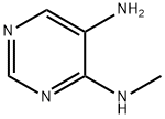 N4-METHYLPYRIMIDINE-4,5-DIAMINE 结构式