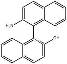 (R)-(+)-2-氨基-2'-羟基-1,1'-联萘 结构式