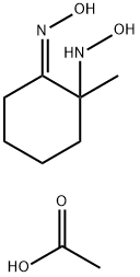 2-(HYDROXYAMINO)-2-METHYLCYCLOHEXAN-1-ONE OXIME ACETATE 结构式