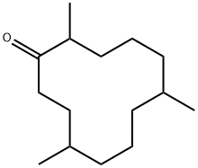 2,6,10-trimethylcyclododecanone 结构式