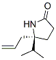 2-Pyrrolidinone,5-(1-methylethyl)-5-(2-propenyl)-,(R)-(9CI) 结构式