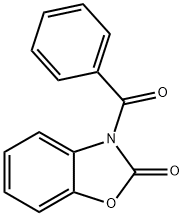 3-苯甲酰基-2-苯并恶唑啉酮 结构式