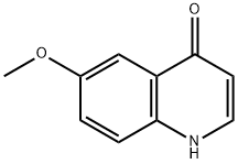 6-甲氧基-4-羟基喹啉 结构式