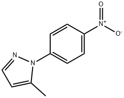 5 -甲基- 1 -(4 -硝基苯基)- 1H -吡唑 结构式