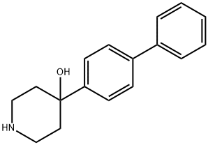 4-[1,1'-BIPHENYL]-4-YL-4-PIPERIDINOL 结构式