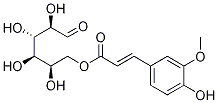 6-O-阿魏酰葡萄糖 结构式