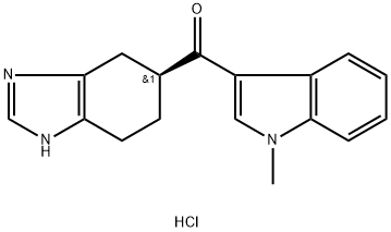 (S)-盐酸雷莫司琼 结构式