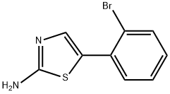 5-(2-BROMOPHENYL)THIAZOL-2-AMINE 结构式