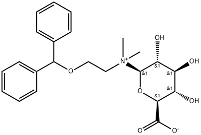 DiphenhydraMine N-β-D-Glucuronide 结构式