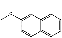 1-氟-7-甲氧基萘 结构式