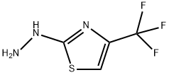 2-肼基-4-三氟甲基噻唑 结构式