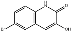 6-溴-4-羟基喹啉-2(1H)-酮 结构式