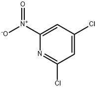 2,4-二氯-6-硝基吡啶 结构式