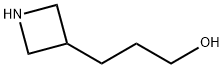 3-(Azetidin-3-yl)propan-1-ol 结构式