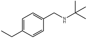 N-(4-乙基苄基)-2-甲基丙-2-胺 结构式