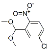 4-氯-2-(二甲氧基甲基)-1-硝基苯 结构式