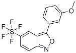 3-(3-甲氧基苯基)-5-(五氟-Λ6-硫基)苯并[C]异噁唑 结构式