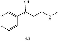 (R)-3-(甲基氨基)-1-苯丙醇盐酸盐 结构式