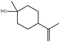 1-甲基-4-(1-甲基乙烯基)环己醇 结构式