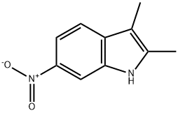 2,3-Dimethyl-6-nitro-1H-indole 结构式