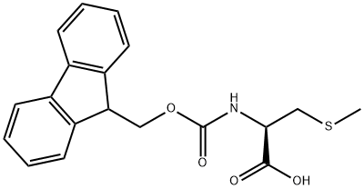 N-芴甲氧羰基-S-甲基-L-半胱氨酸 结构式