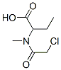 Butanoic  acid,  2-[(chloroacetyl)methylamino]-  (9CI) 结构式