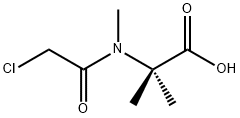 Alanine, N-(chloroacetyl)-N,2-dimethyl- (9CI) 结构式
