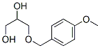 3-(4-甲氧基苄氧基)丙烷-1,2-二醇 结构式