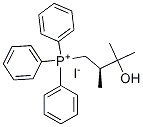 [(2R)-3-羟基-2,3-二甲基丁基]三苯基碘化物 结构式