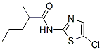 Valeramide,  N-(5-chloro-2-thiazolyl)-2-methyl-  (8CI) 结构式