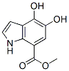 1H-Indole-7-carboxylicacid,4,5-dihydroxy-,methylester(9CI) 结构式