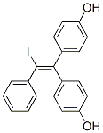 1,1-bis(4-hydroxyphenyl)-2-iodo-2-phenylethylene 结构式