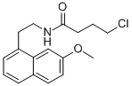 N-(2-(7-Methoxynaphth-1-yl)ethyl)-4-chlorobutyramide 结构式