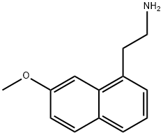 7-甲氧基-1-萘乙胺 结构式