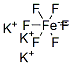 tripotassium hexafluoroferrate(3-) 结构式