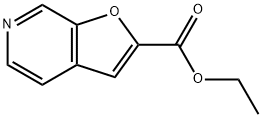 呋喃并[2,3-C]吡啶-2-甲酸乙酯 结构式