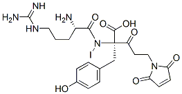 3-maleimidopropionylarginylmonoiodotyrosine 结构式