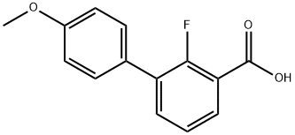 2-Fluoro-3-(4-Methoxyphenyl)benzoic acid 结构式