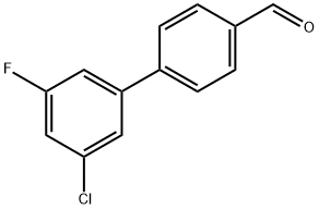 4-(3-Chloro-5-fluorophenyl)benzaldehyde 结构式