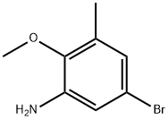 5-溴-2-甲氧基-3-甲基苯胺 结构式