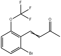 (3E)-4-[2-BroMo-6-(trifluoroMethoxy)phenyl]but-3-en-2-one 结构式