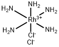 二氯化戊氨络物氯铑(III) 结构式