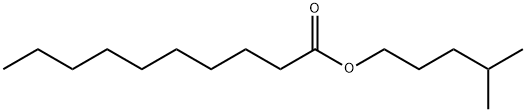 癸酸异己酯 结构式