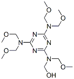 [[4,6-bis[bis(methoxymethyl)amino]-1,3,5-triazin-2-yl](methoxymethyl)amino]methanol 结构式