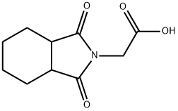 (1,3-二氧代八氢异吲哚-2-基)-乙酸 结构式